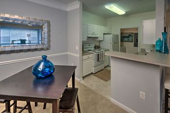 Custom kitchens with two color schemes to choose from at Abberly Woods Apartment Homes by HHHunt, Charlotte, NC 28216